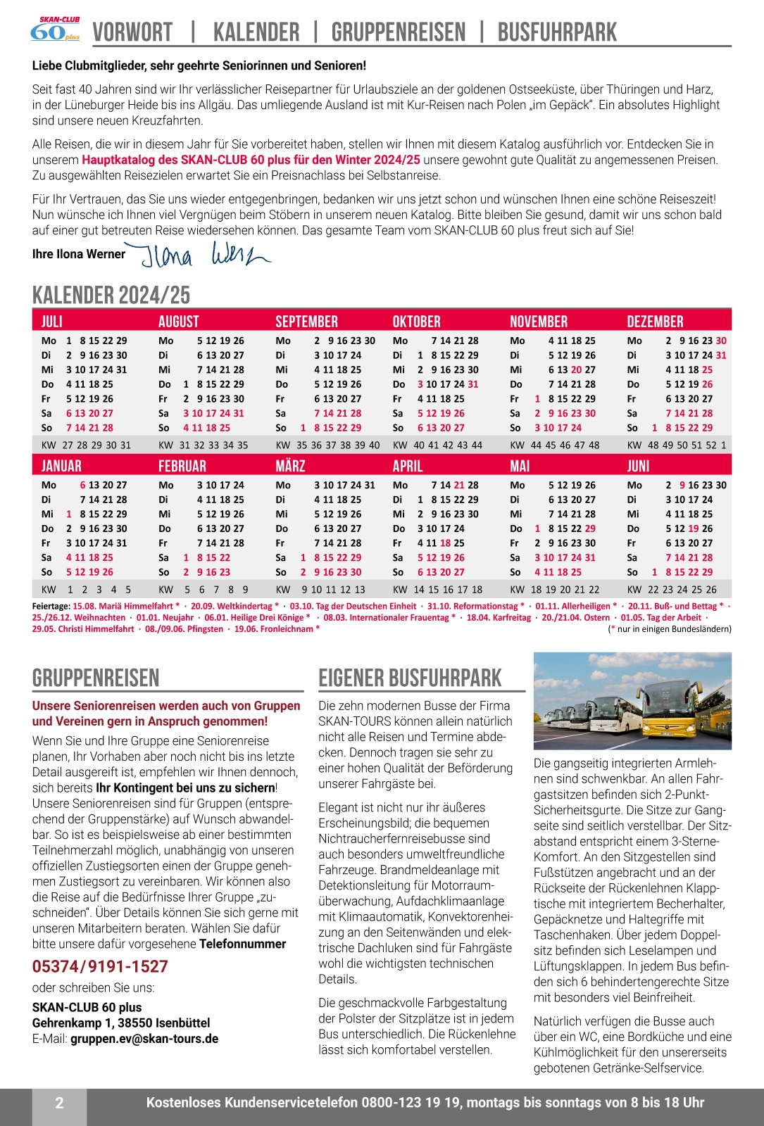 Seniorenreisen Katalog 2024/2025